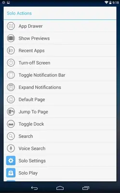 Solo Launcher android App screenshot 0