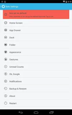 Solo Launcher android App screenshot 2